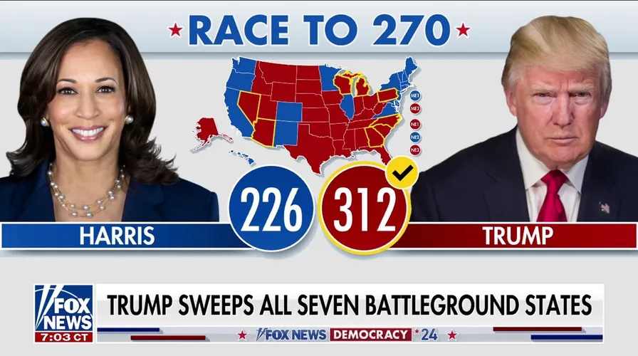 Trump wins Election - 312 Elector Votes